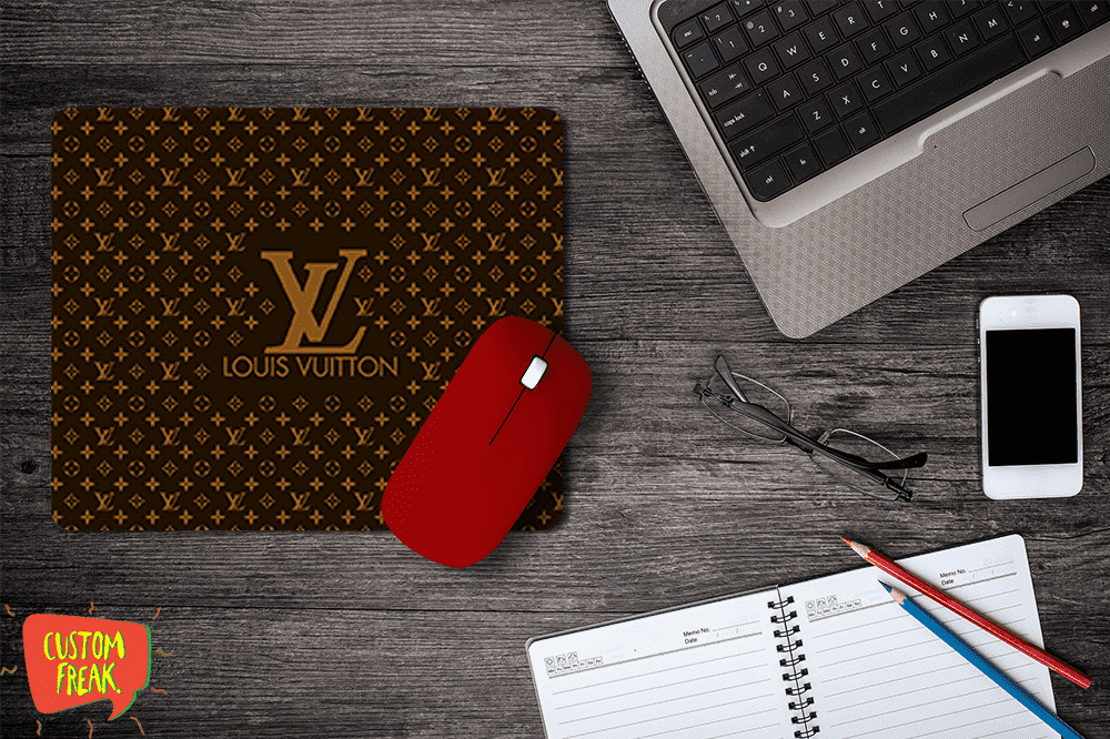Louis Vuitton's leather bound $400 mouse pad