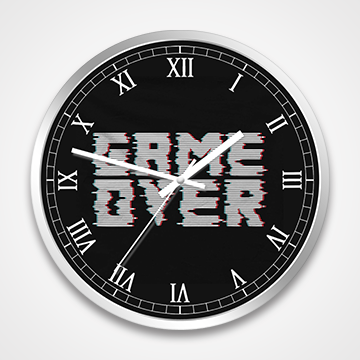 Game Over - Wall Clock - Custom Freaks