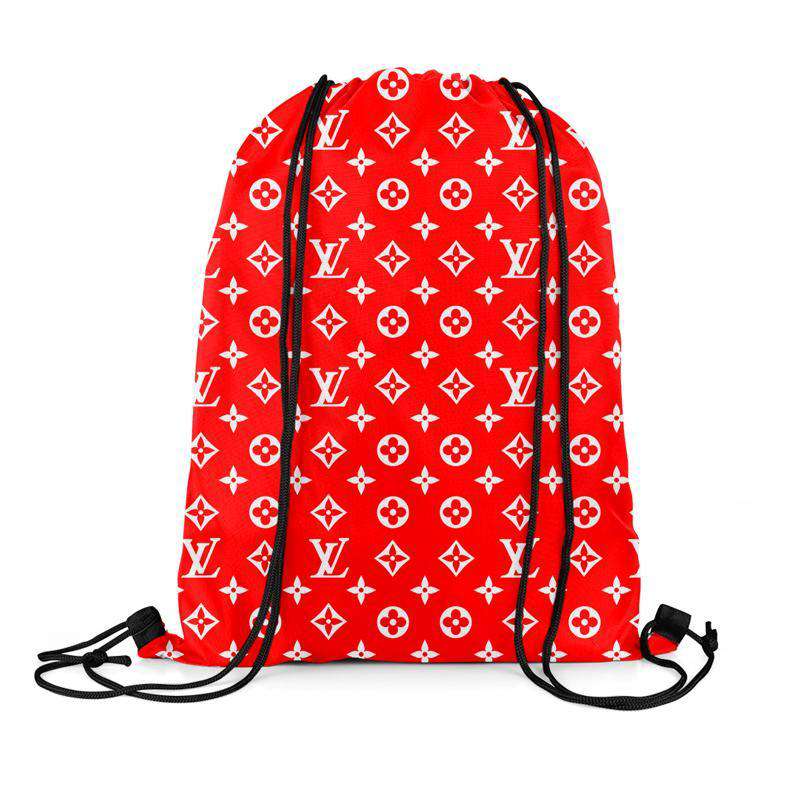 Louis Vuitton Pattern - Drawstring Bag